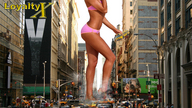 giantess collage city destruction legs bus streets vehicles between_buildings loyalty-x