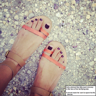 collage feet toes story sandals shrunken_man pedicure downward_view imminent_crush