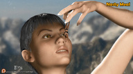 vore tongue mouth teeth handheld saliva hand shrunken_woman throat open_mouth dangle soft_vore set between_fingers manicure looking_at_tiny emi digital_render nasty_meal