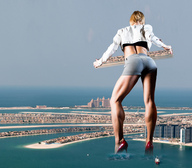 giantess collage mega high_heels island muscles shorts athletic islands dubai backside captain_rand