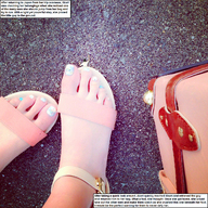collage feet toes story sandals shrunken_man pinned under_foot