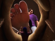 barefoot soles in_shoe foot_crush shrunken_woman point_of_view commission jenny imminent_crush looking_at_tiny digital_render jamesmason0 amanardra gracious-gts-molly jenny-in-my-uggs