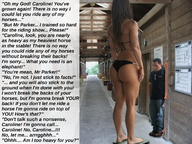 growth collage small_man butt swimsuit barefoot brunette story mini_giantess legs scale squeezemeflat stables