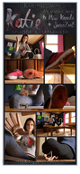 crush comic jeans shoes blood domination socks hand shrunken_woman shrunken_man advertisement cruel sneakers under_foot point_of_view black_socks sorenzer0 digital_render eric miss_kaneda katie red_sneakers katie-episode_three