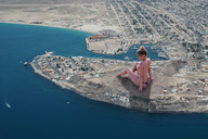 giantess collage landscape city mega water topless wonderslug sitting aerial_view sara_jean_underwood