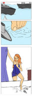 feet comic color toes barefoot bath looking_down shrunken_boats towel ships babbitybab