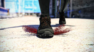 breasts crush blonde handheld glasses blood brunette superhero foot_crush shrunken_woman shrunken_man humiliation cruel sneakers leather motorcycle superwoman digital_render lfcfan