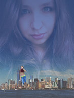 giantess collage giga city mega giantesses leaning_against_building looking_at_viewer misterwerder