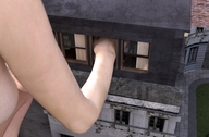 giantess buildings hand window reaching arm grabbing digital_render papayoya no-risk-no-glory
