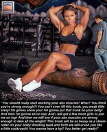 collage story legs shrunken_man weights sneakers athletic squeezemeflat gym looking_at_tiny