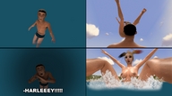 breasts giantess nude splash digital_render