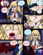giantess vore anime digestion dialogue panels blazblue