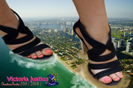 collage feet city destruction beach toes high_heels buildings pedicure mega_giantess victoria_justice giantess_feet waterfront giantessbuster209
