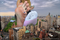 collage city mega destruction toes barefoot buildings helicopter soles socks park skyscraper nikemd pedicure new_york_city