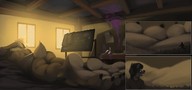 micro furry sleeping bunny toes soles bed unaware accident on_sole kerneldecoy foot_landscape