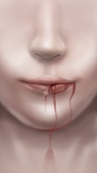 drawing vore color saliva blood lips cruel bsy