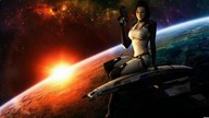 giga space clothed planet gun galaxy boots unknown_artist catsuit ships miranda mass_effect