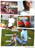 vore tongue mouth teeth glasses story shrunken_men stomach lesbians shrunken_people shrunken_woman throat food outdoors willing picnic dialogue panels emi digital_render eatmei