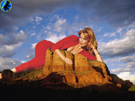 collage mega desert mountains clouds sky looking_at_viewer ser-gts red_outfit