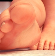 micro feet shrunken_woman jetslasher digital_render