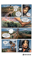drawing gentle giantess panties mega comic black_hair color clothed barefoot cleavage story belly running panting giantessfan race jeep hijab bare_legs bare_midriff rescue_gts