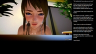 blushing blue_eyes brunette smiling shrunken_man set captions source_needed looking_at_tiny digital_render illusion rabgam stepdaughter stepfather