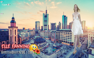 crush collage city high_heels walking people streets looking_at_viewer giantessbuster209 atistic citygoers elle_fanning