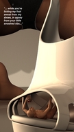 nude panties barefoot shoes in_shoe story shrunken_man trapped digital_render pixaliant uptown_girl