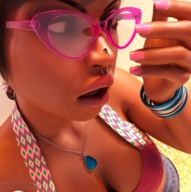 micro cleavage lips face nose jetslasher lyn digital_render