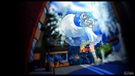 giantess tail destruction rampage unaware wolfgirl lillian street_view pointed_ears apeiron-macro
