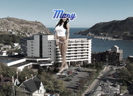 giantess panties high_heels brunette white_top zed782
