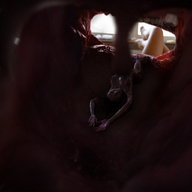 collage vore tongue teeth uvula lying_down inside_mouth on_tongue vorepreys