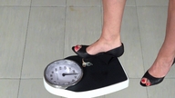 crush collage high_heels scale shrunken_man under_shoe red_nails