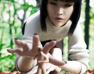 finger hand running shrunken_man grabbing manicure spawngts revenge running_away looking_at_tiny digital_render