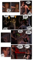 comic shrinking witch foot_worship worship shrunken_man advertisement panels digital_render smogass shrunken_captives