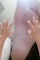 collage barefoot under_foot point_of_view looking_at_viewer imminent_crush mcflyonthewall