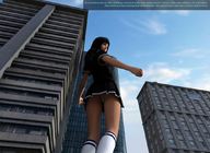 giantess panties upskirt story redfiredog digital_render ai_tanaka builidings aithegiantess