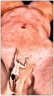 gentle nude pussy clit barefoot kneeling belly shrunken_man digital_render hoven4