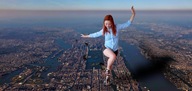 giantess collage city mega destruction brunette sandals looking_down new_york_city mrderpington