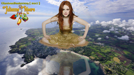 giantess collage giga city ocean helicopter brunette airplane reflection looking_at_viewer julianne_moore legs_crossed giantessbuster209