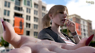 giantess vore city blonde tongue mouth finger buildings hand palm worship manicure spawngts fingernails digital_render four-mants
