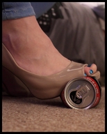 collage feet inside high_heels foot_crush shrunken_man hiding under_foot pedicure floor imminent_crush starkadhr coke_can