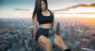 collage city mega destruction muscles skyscraper thighs athletic sky sunset thigh_crush redcoffee1 bianca_anchieta