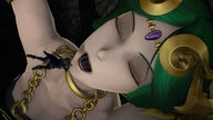 giantess green_hair open_mouth digital_render abelyard