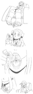 drawing feet vore monochrome mouth toes shrunken_person franken_fran emmacat64