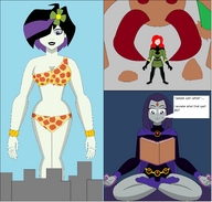 breasts drawing giantess city mega color long_hair cleavage bra purple_hair giganta raven teen_titans red_hair short_hair ant magic costume cape belt leotard bracelet legs_crossed white_skin leopard_print dc_comics loincloth grey_skin shrinking_violet nightcore100 legion_of_superheroes bare_midriff hair_streak costume_swap