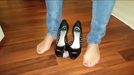 collage feet high_heels domination scared shrunken_man pedicure floor imminent_crush msku nyloned_feet
