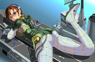 drawing giantess color clothed anime airplane ships