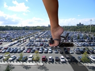 collage feet destruction sandals foot_crush foot_print vehicles under_foot pedicure parking_lot vehicle_crush giantess_feet vandalism jake774