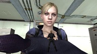 blonde handheld gloves shrunken_man jill_valentine resident_evil looking_at_tiny digital_render on_palm albert_wesker tinygts